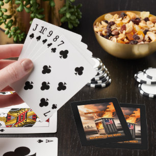 North American Unity: Going Up in Smoke Playing Cards