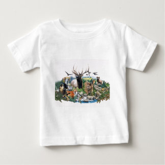 North American Wildlife Baby T-Shirt