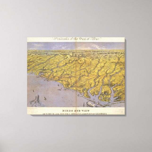 North and South Carolina 3 Canvas Print (Front)