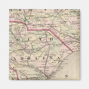 North and South Carolina 4 Magnet