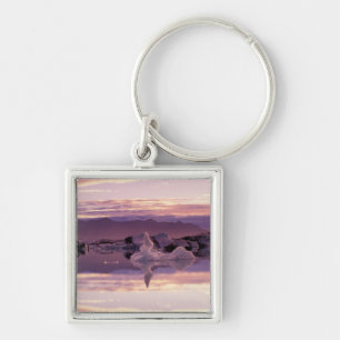 North Atlantic, Iceland, Breioamerkurjokull Keychain