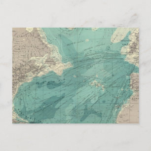 North Atlantic Ocean Postcard