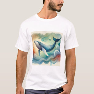 North Atlantic Right Whale 071024AREF144 - Waterco T-Shirt
