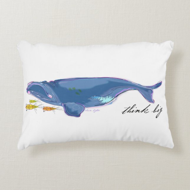 "North Atlantic Right Whale" Body Pillow (Front)