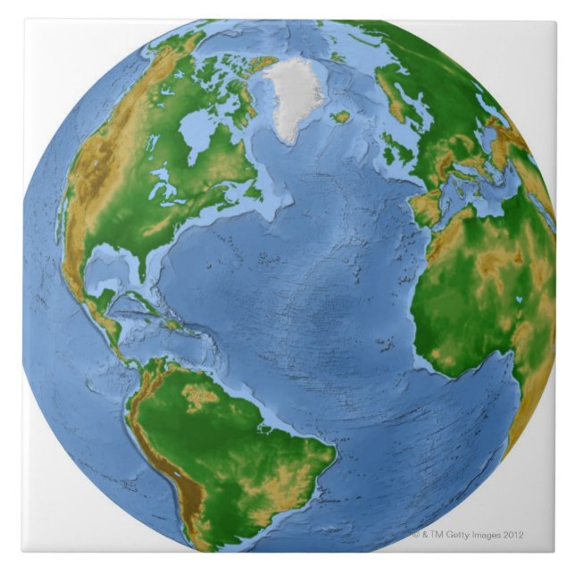 North Atlantic Vegetation Map Tile (Front)
