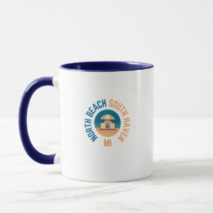 North Beach South Haven Michigan Coffee Mug