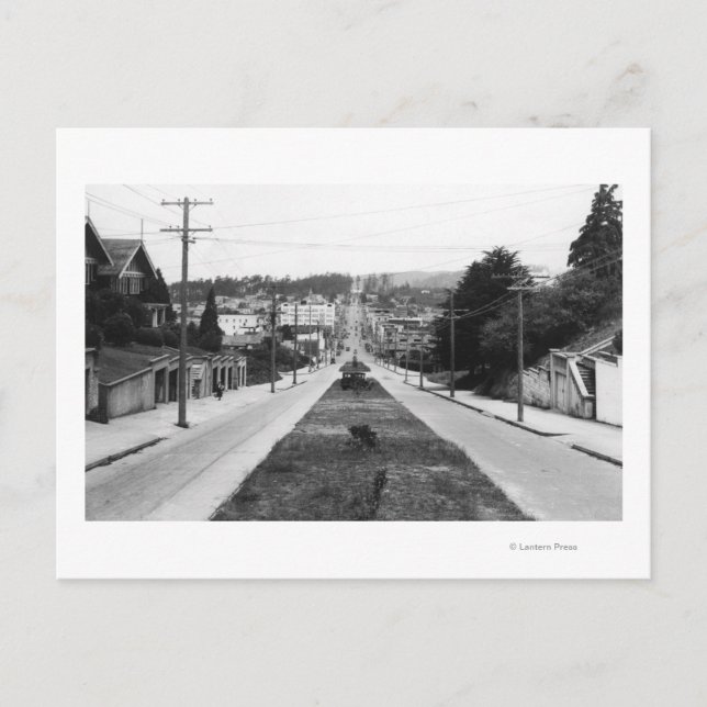 North Bend, Oregon Town View Photograph Postcard (Front)