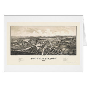 North Billerica, MA Panoramic Map - 1887