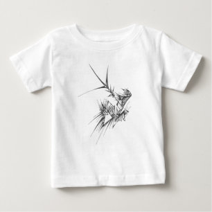 North Black White Abstract Tribal Tattoo Art Baby T-Shirt