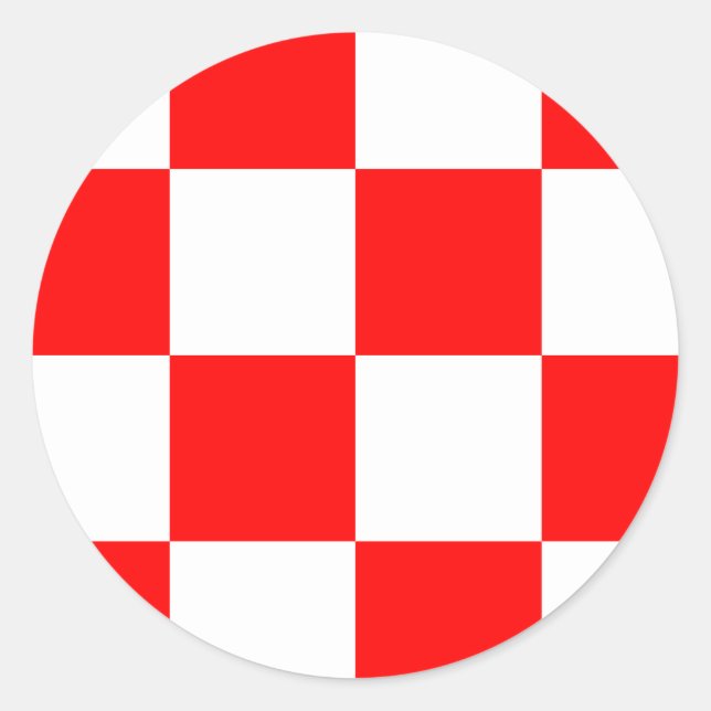 North Brabant, Netherlands Classic Round Sticker (Front)