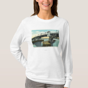 North Bridge Connecting Lewiston and Auburn T-Shirt