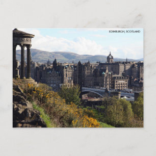 North Bridge, Edimbourg Carte postale avec City