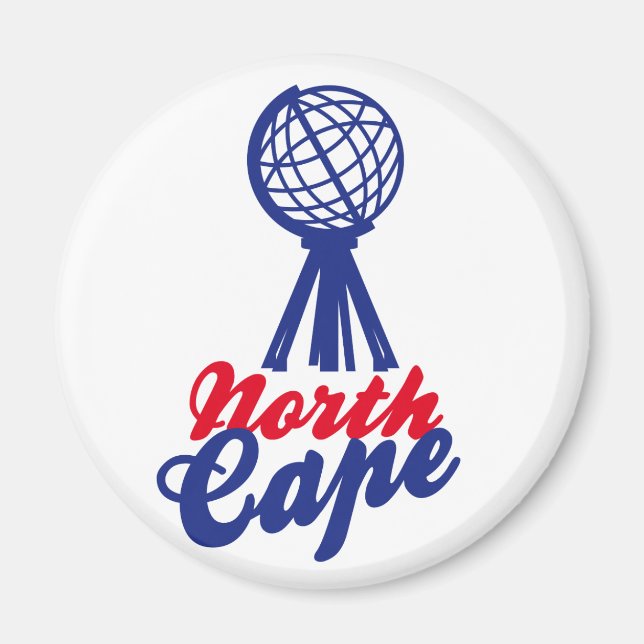 NORTH CAPE GLOBE SCULP. MAGNET (Front)