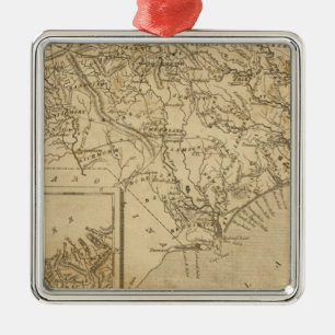 North Carolina 10 Metal Ornament