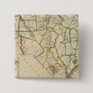 North Carolina 5 2 Inch Square Button