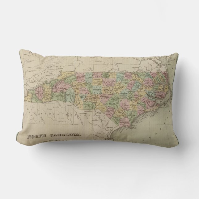 North Carolina 5 Lumbar Pillow (Front)