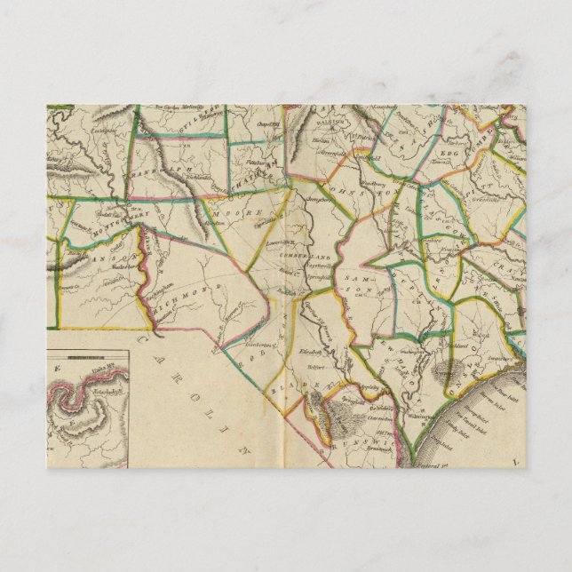 North Carolina 5 Postcard (Front)