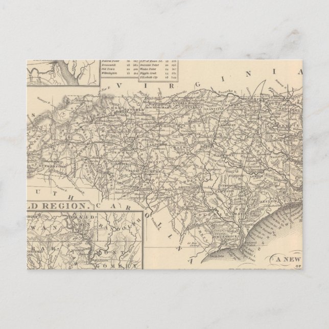 North Carolina 6 Postcard (Front)