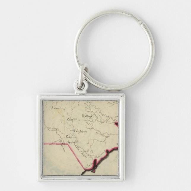 North Carolina 7 Keychain (Front)