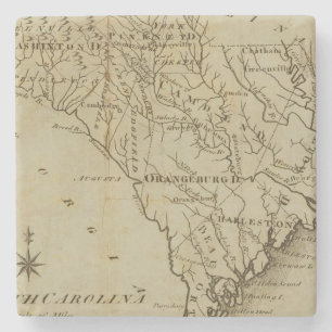 North Carolina 8 Stone Coaster