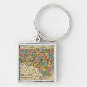 North Carolina 9 Keychain