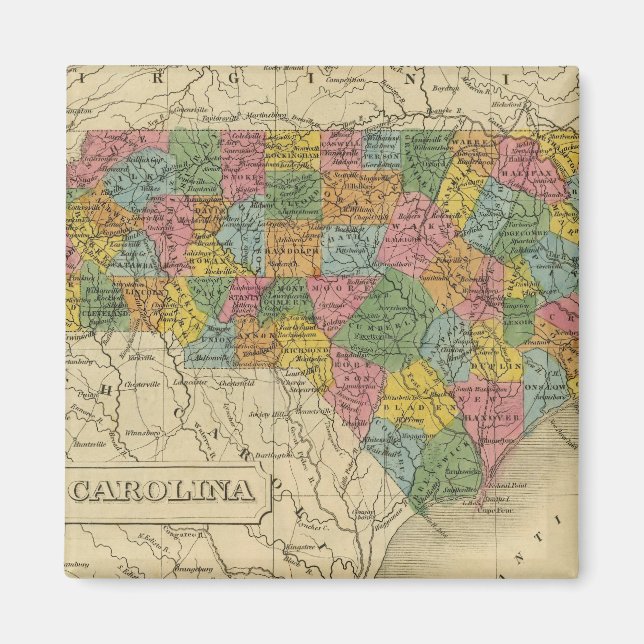 North Carolina 9 Magnet (Front)