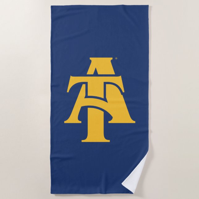 North Carolina A&T State University | A Logo Beach Towel (Front)