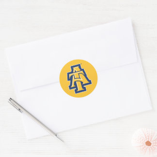 North Carolina A&T State University | A Logo Classic Round Sticker