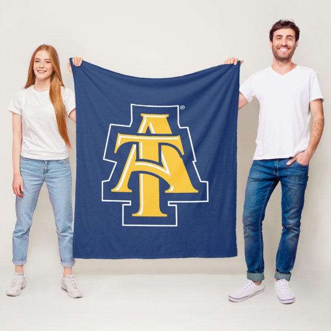 North Carolina A&T State University | A Logo Fleece Blanket (In Situ)