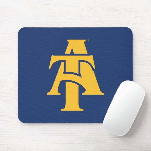 North Carolina A&T State University | A Logo Mouse Pad (With Mouse)