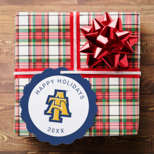 North Carolina A&T State University A Logo Ornament Card