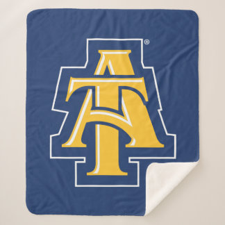 North Carolina A&T State University | A Logo Sherpa Blanket