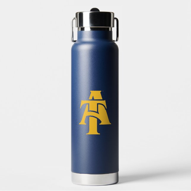 North Carolina A&T State University | A Logo Water Bottle (Front)