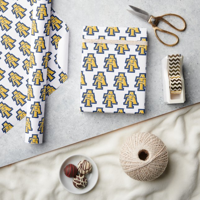 North Carolina A&T State University | A Logo Wrapping Paper (Crafts)