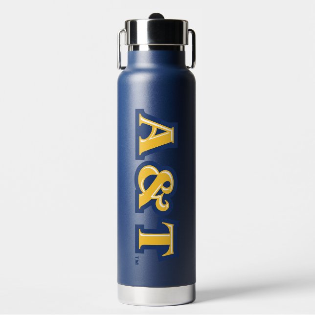 North Carolina A&T State University | A&T Wordmark Water Bottle (Front)