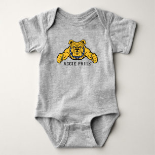 North Carolina A&T State University Bulldog Baby Bodysuit