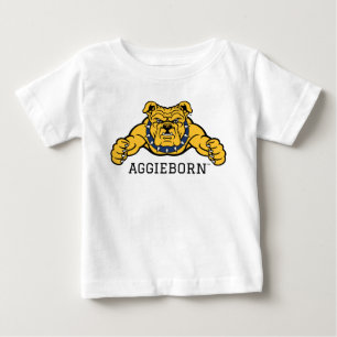 North Carolina A&T State University Bulldog Baby T-Shirt