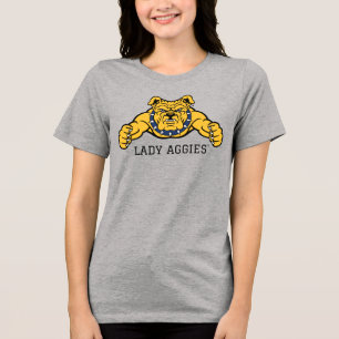 North Carolina A&T State University   Bulldog Tri-Blend Shirt