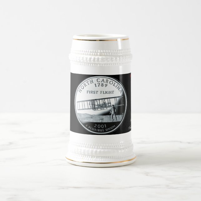 NORTH CAROLINA BEER STEIN (Center)