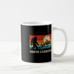 North Carolina Bigfoot Vintage Mountains Hiking Ca Coffee Mug