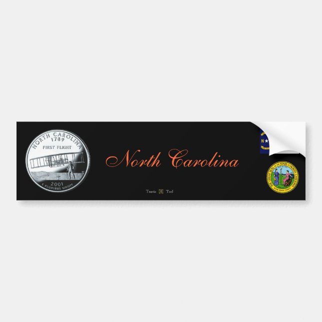 NORTH CAROLINA BUMPER STICKER (Front)