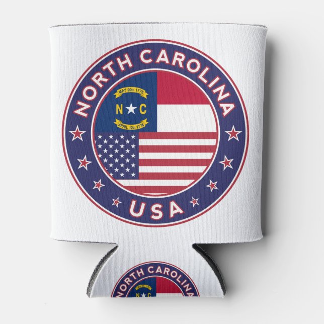 North Carolina Can Cooler (Front)