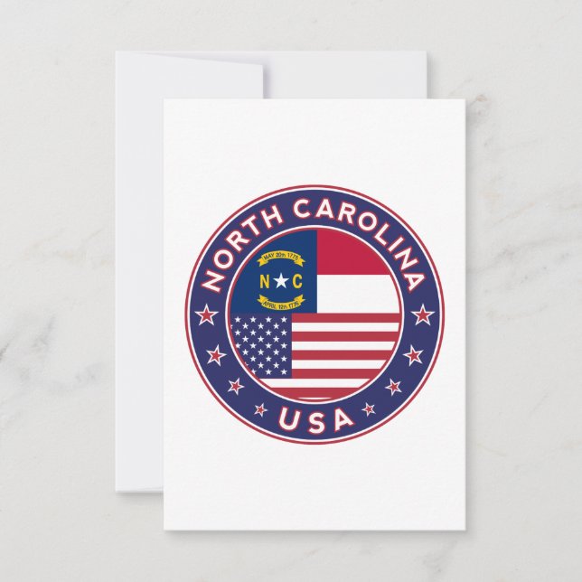North Carolina Card (Front)