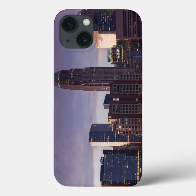 North Carolina, Charlotte, elevated view Case-Mate iPhone Case (Back)