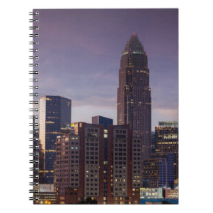 North Carolina, Charlotte, elevated view Notebook