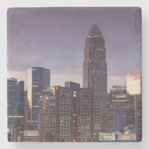 North Carolina, Charlotte, elevated view Stone Coaster
