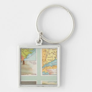 North Carolina, Connecticut, West Virginia, Ohio Keychain