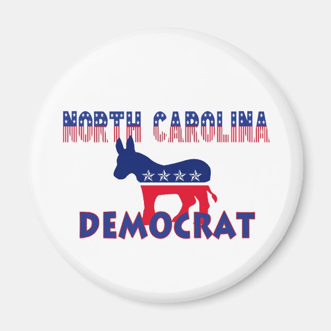 North Carolina Democrat Magnet (Front)