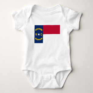 North Carolina Flag Baby Bodysuit
