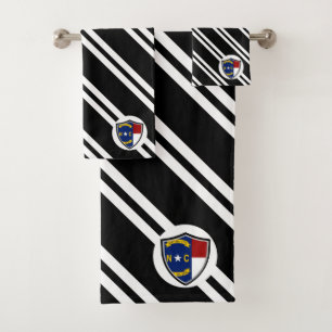 North Carolina flag Bath Towel Set